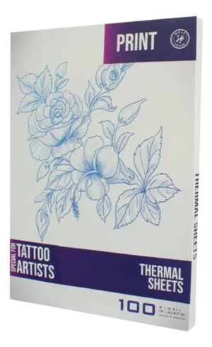 Papel Transfer Stencil Tatuaje Profesional Con 100 Hojas